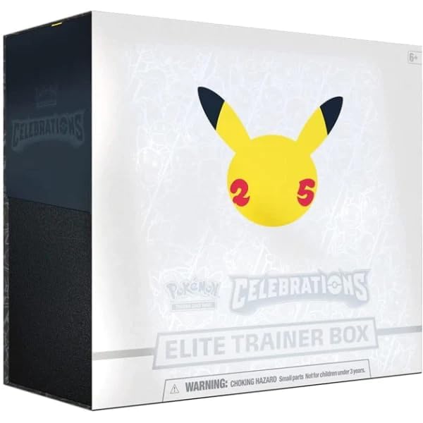 25th Celebrations Elite trainer box 海外版 Amazon.com: Pokemon TCG: Celebrations Elite Trainer Box : Toys & Games